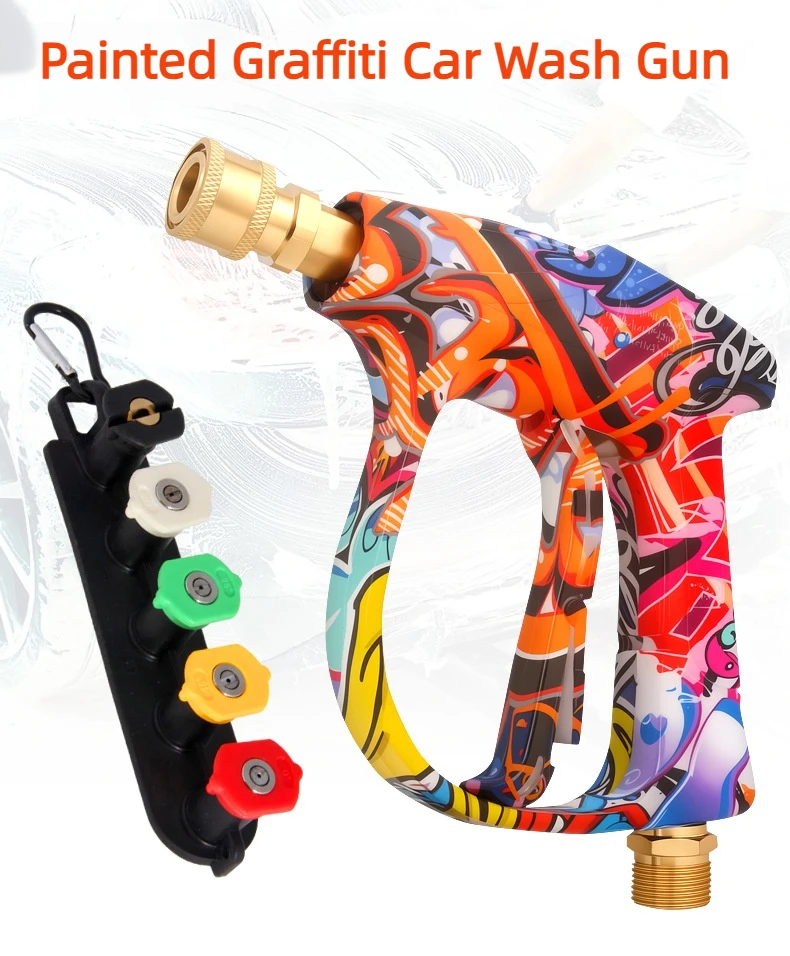Pressure Washer Foam Gun - High Pressure Water Gun with Colorful