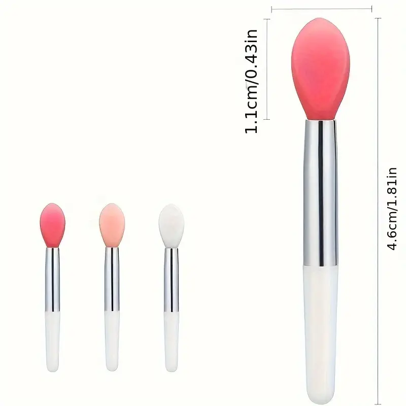 3-piece silicone lip brush min - đánh giá và giá Wax Applicator Pad
