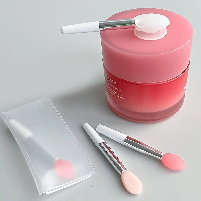 3-piece silicone lip brush min - đánh giá và giá Wax Applicator Pad