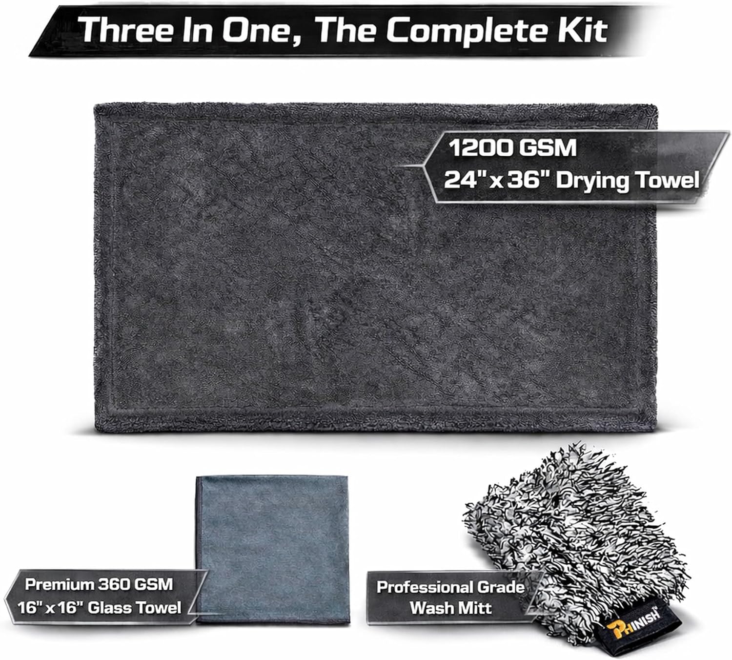 24x36 Car Drying Towel 1200 GS - đánh giá và giá Microfiber Towel Detailing