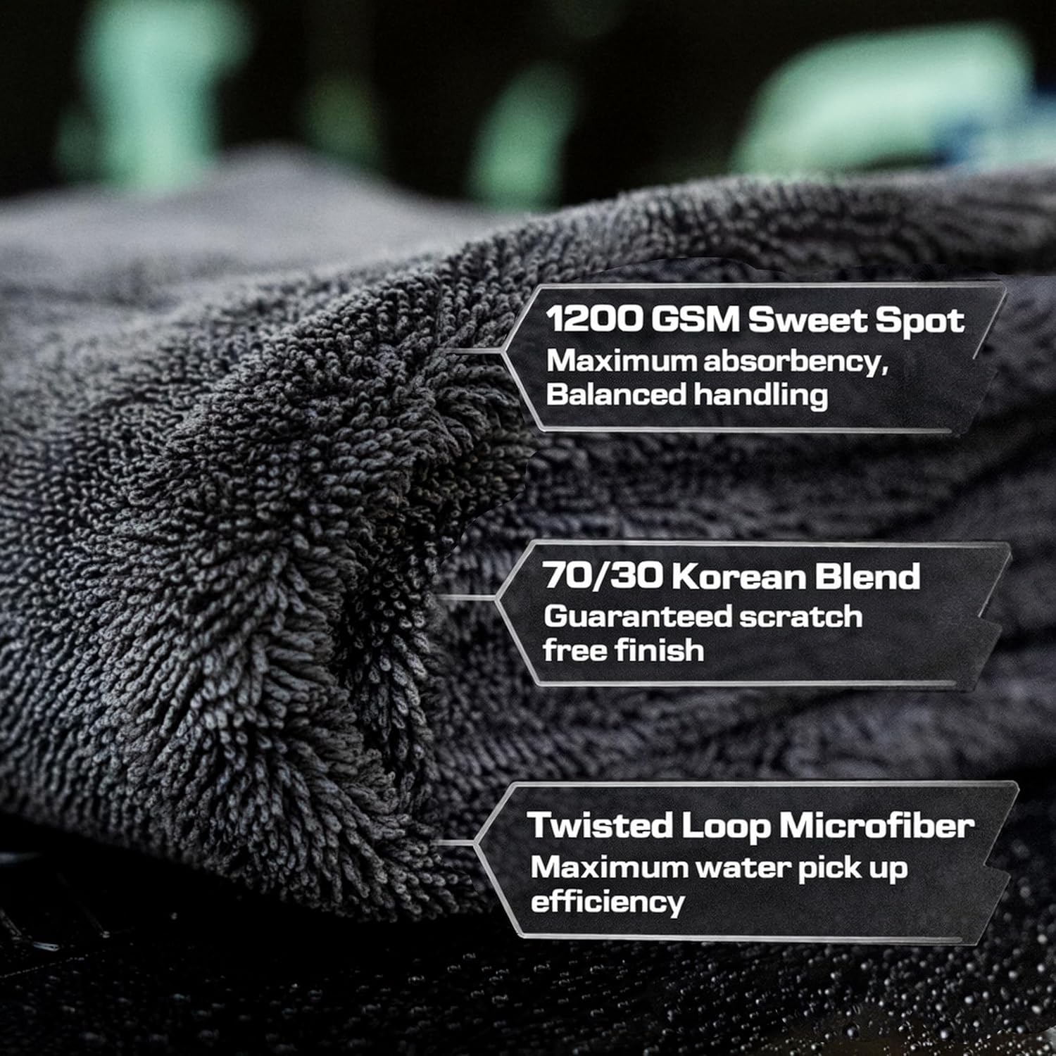 24x36 Car Drying Towel 1200 GS - đánh giá và giá Microfiber Towel Detailing