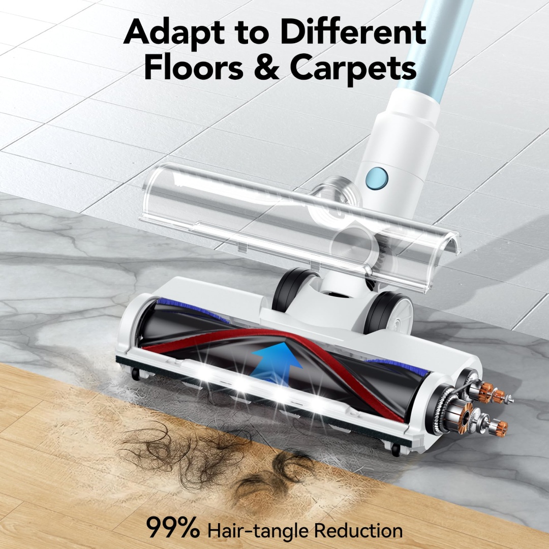 Blossom QCVC01 Wireless Vacuum - đánh giá và giá Car Cleaning Brush