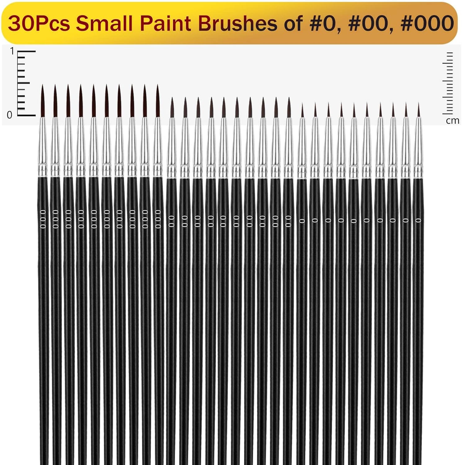 30 Pcs Fine Detail Paint Brush - đánh giá và giá Detailing Brush Set