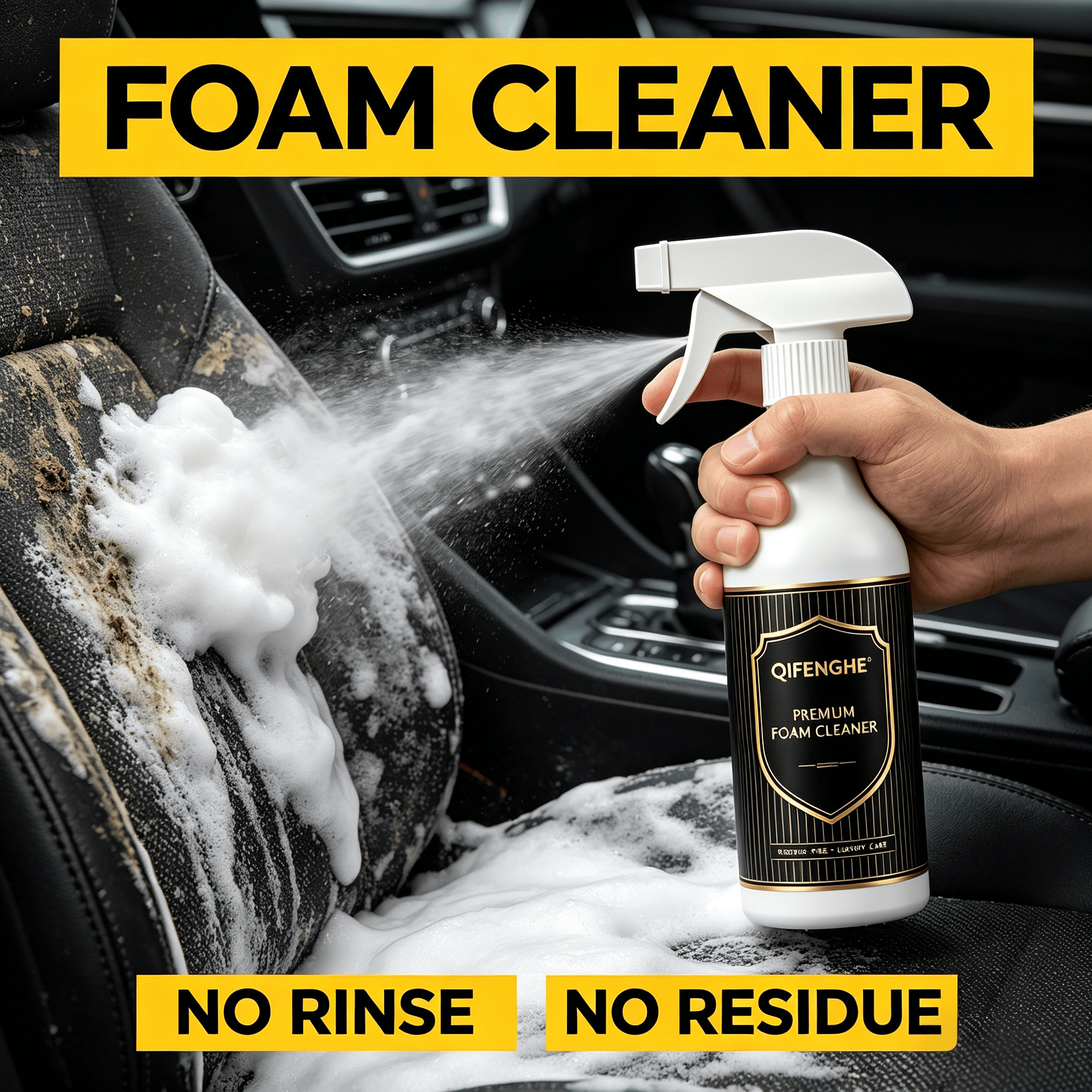 2-in-1 Foam Cleaner – Waterles - đánh giá và giá Seat Cleaner Fabric