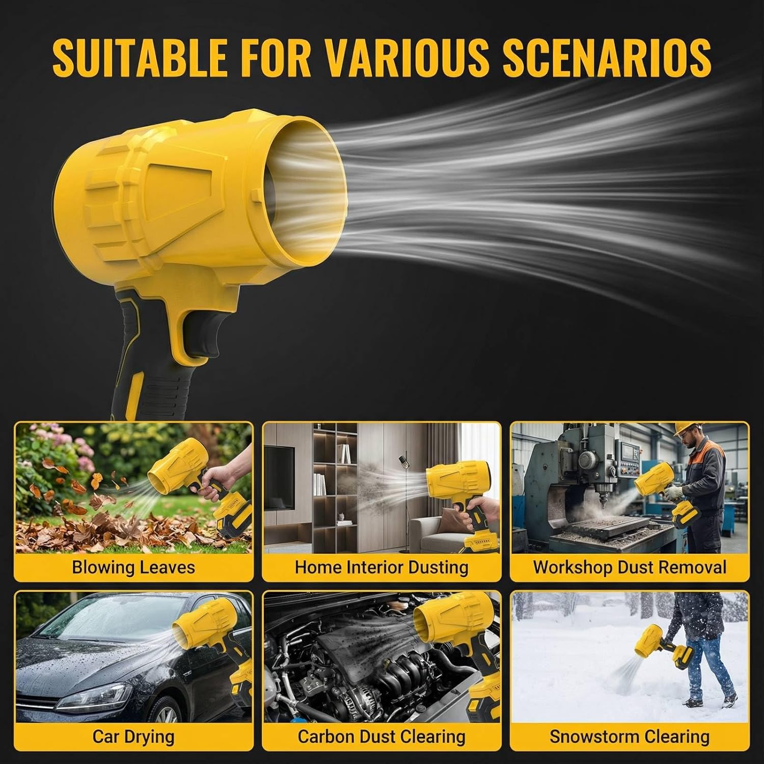 Wireless blower brushless turb - đánh giá và giá Dryer Car Blower