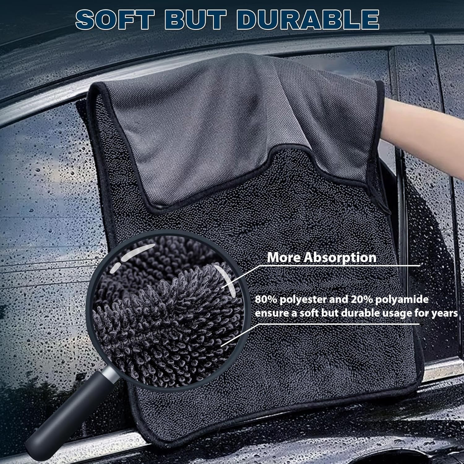 4PCS Microfiber Car Drying Tow - đánh giá và giá Microfiber Towel Detailing
