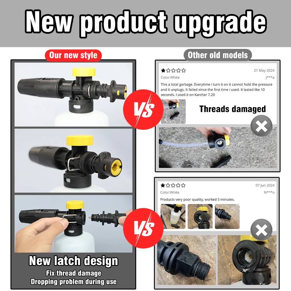 Foam Cannon for Karcher K2 K3  - đánh giá và giá Pressure Washer Foam Gun