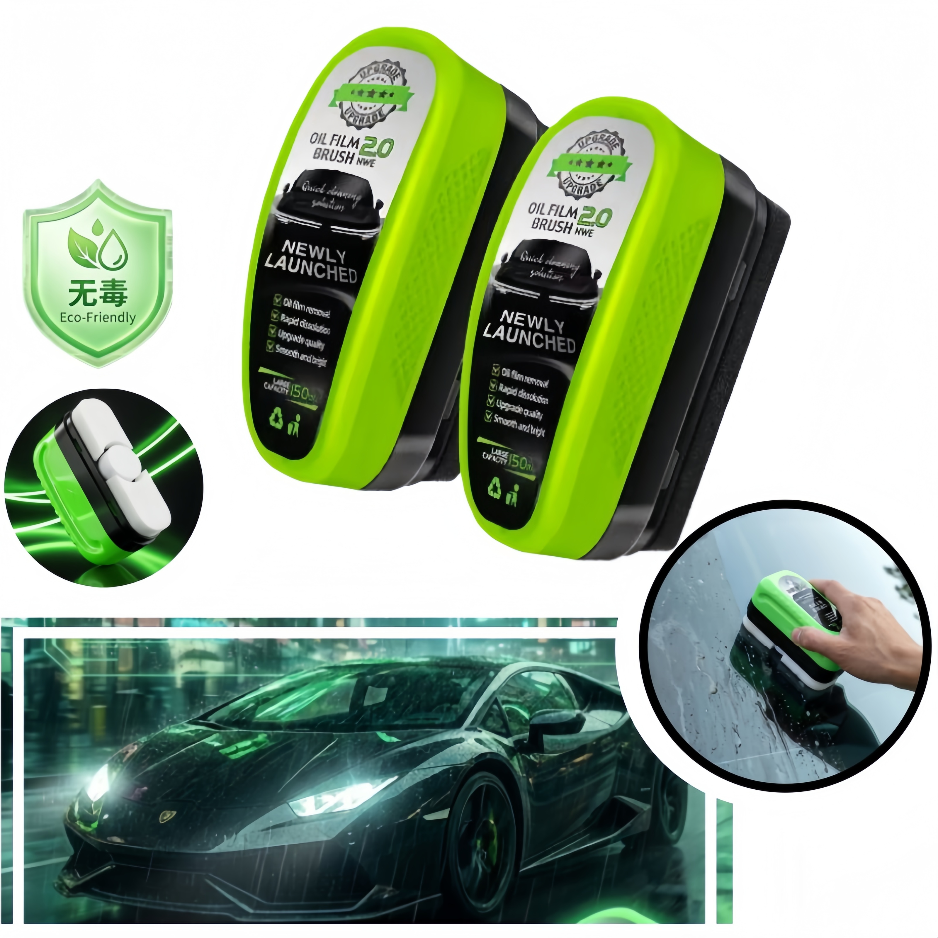 Non Toxic Car Glass Oil Film R - đánh giá và giá Detailing Brush Set
