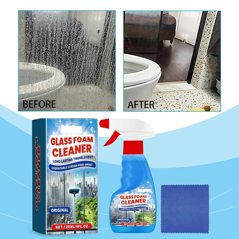 Foaming Glass Cleaner Spray St - đánh giá và giá Glass Cleaner Streak