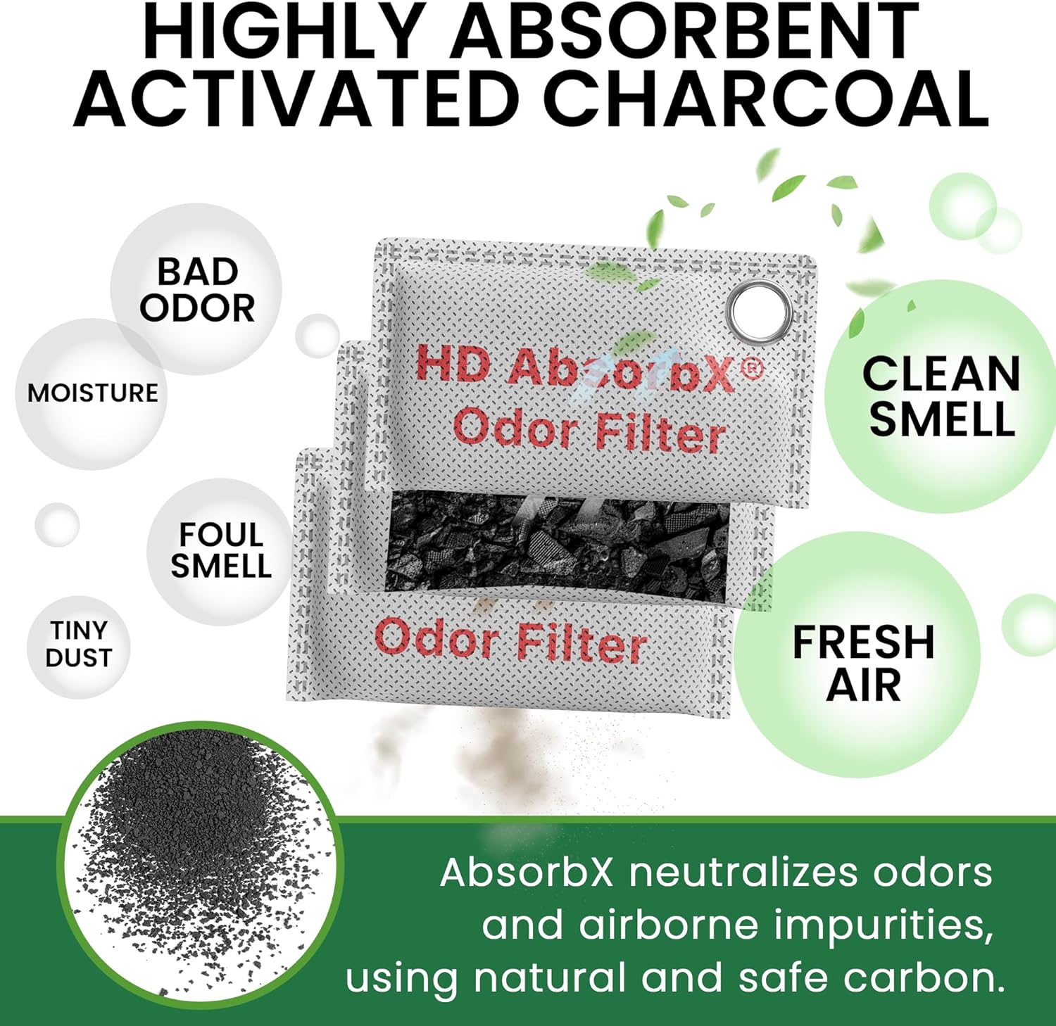 Activated Charcoal Air Purifyi - đánh giá và giá Odor Eliminator Car