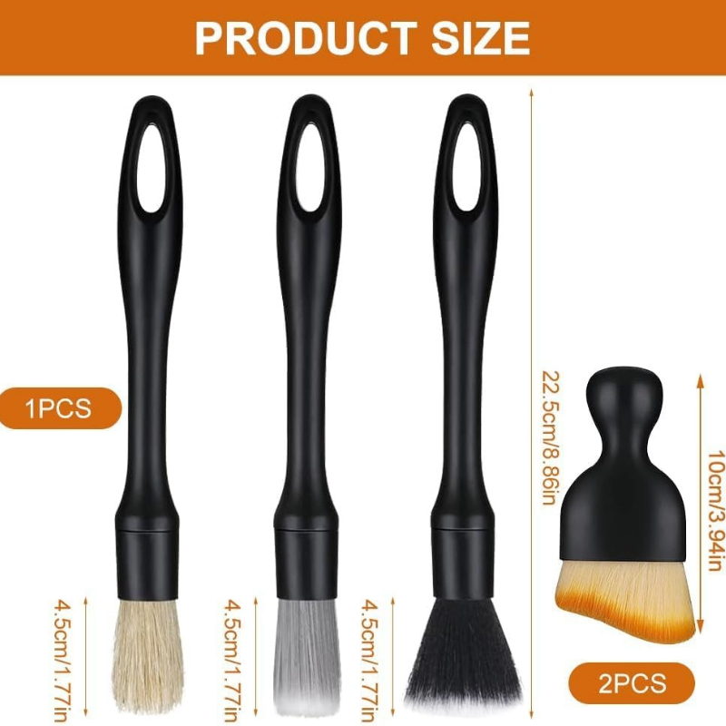 5pcs Automotive Detail Brush K - đánh giá và giá Interior Detailing Kit
