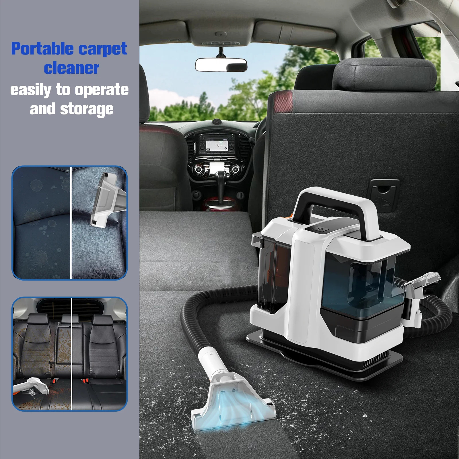 Latest Portable Home Appliance - đánh giá và giá Seat Cleaner Fabric