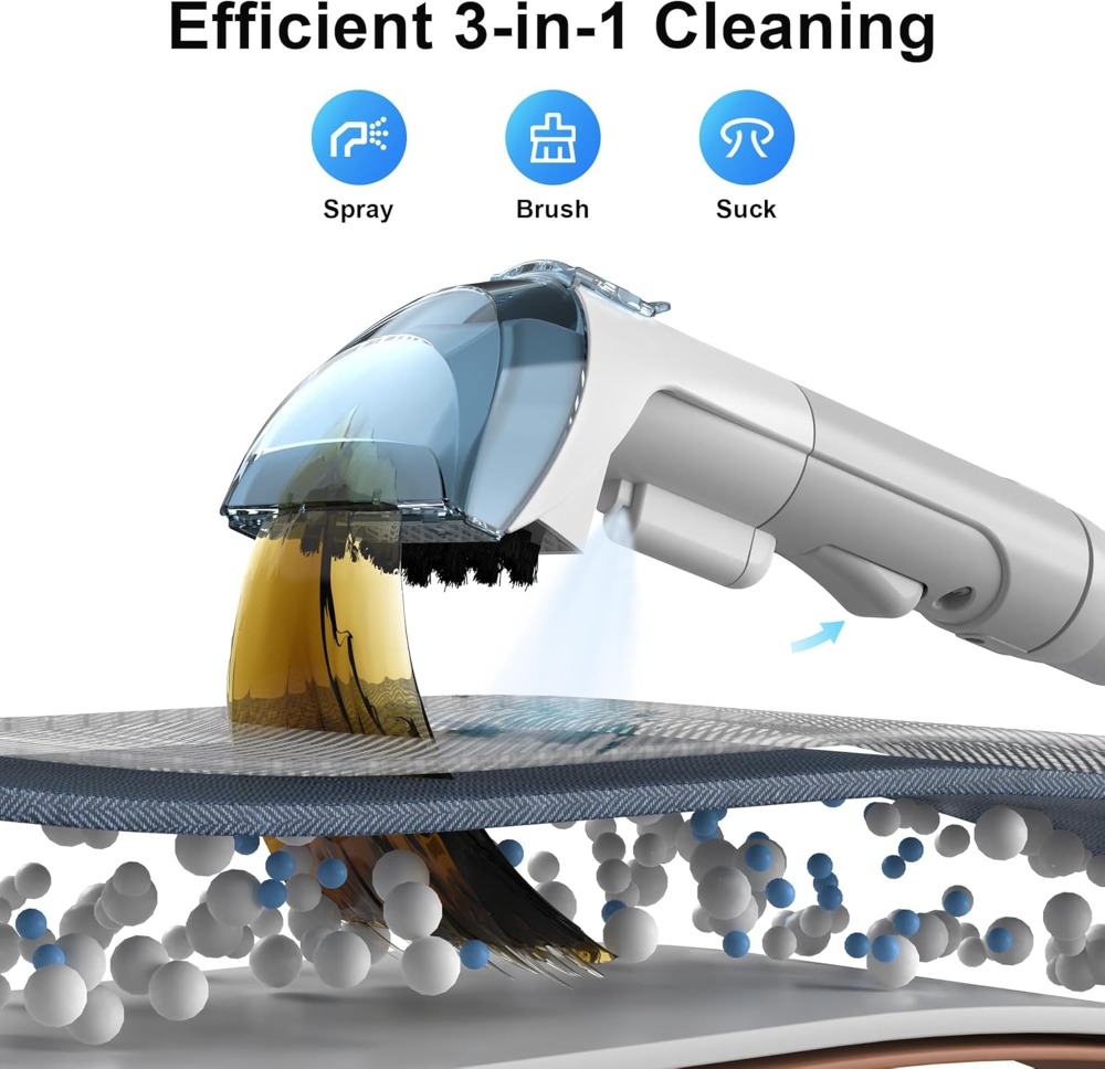 450W Carpet Cleaner Machine Up - đánh giá và giá Seat Cleaner Fabric