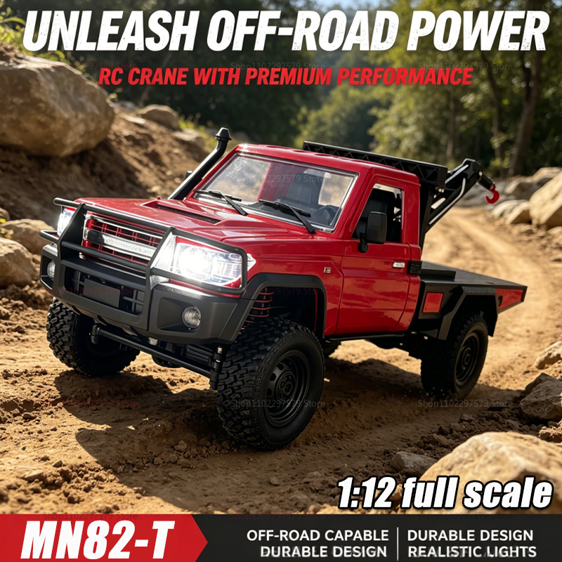 New MN82T RC Crawler 2.4G 4WD  - đánh giá và giá Dirt Brush Interior