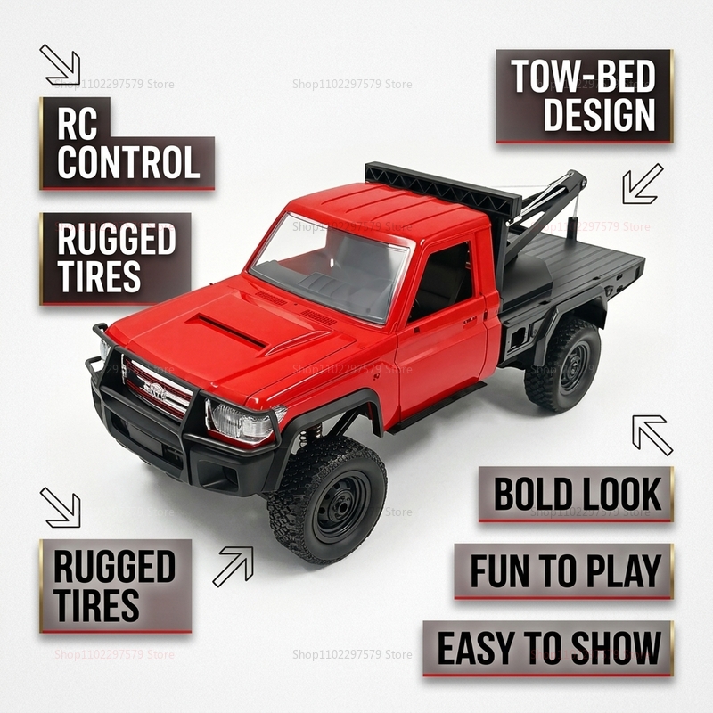 New MN82T RC Crawler 2.4G 4WD  - đánh giá và giá Dirt Brush Interior