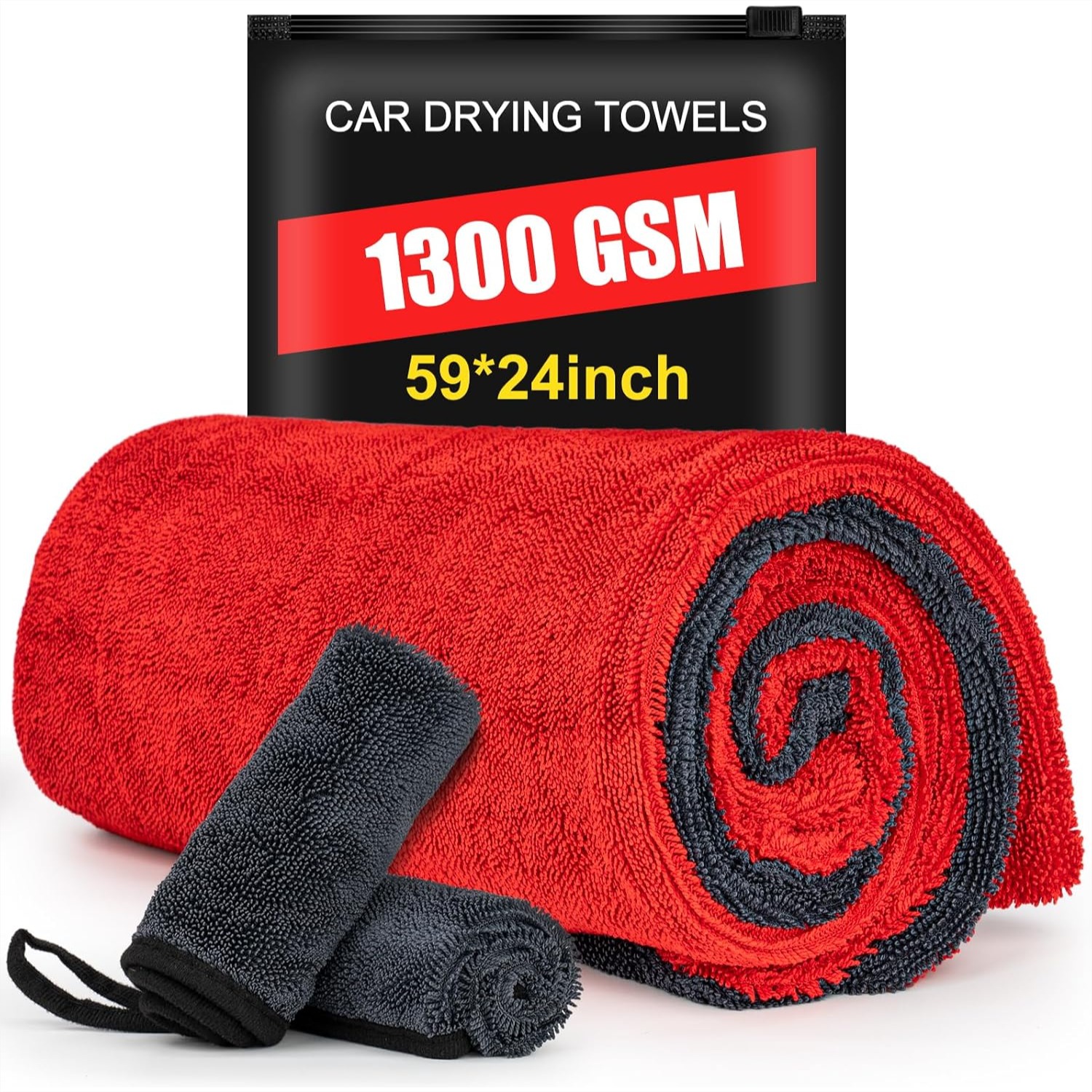 3-Pack Car Drying Towel Microf - đánh giá và giá Microfiber Towel Detailing