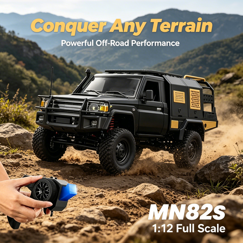 New MN82S MN82T RC Crawler 1/1 - đánh giá và giá Dirt Brush Interior