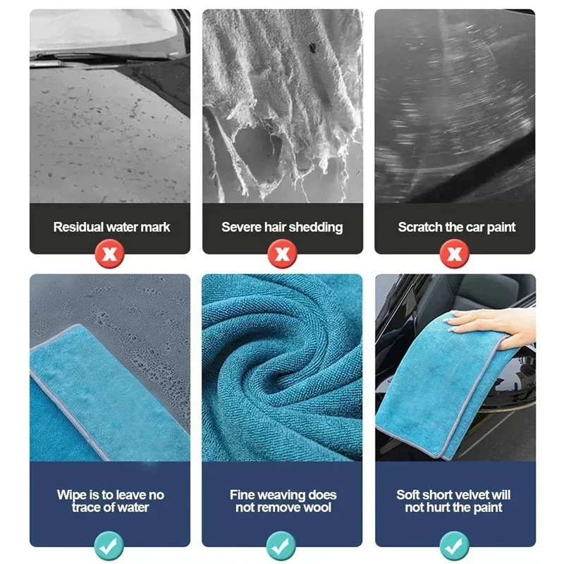 New Car Washing Towel Wash Hig - đánh giá và giá Microfiber Towel Detailing