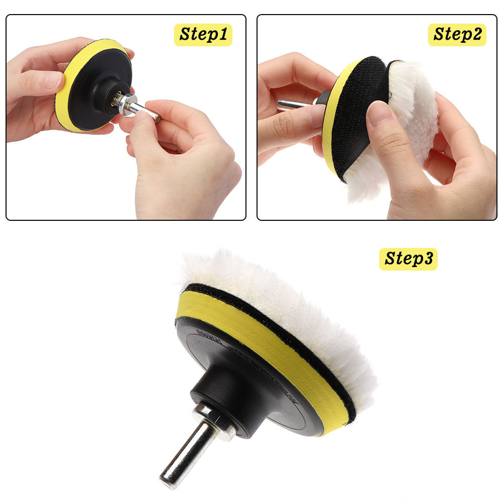 8pcs Auto Car Polishing Pad Ki - đánh giá và giá Polish Pad Set Buffer