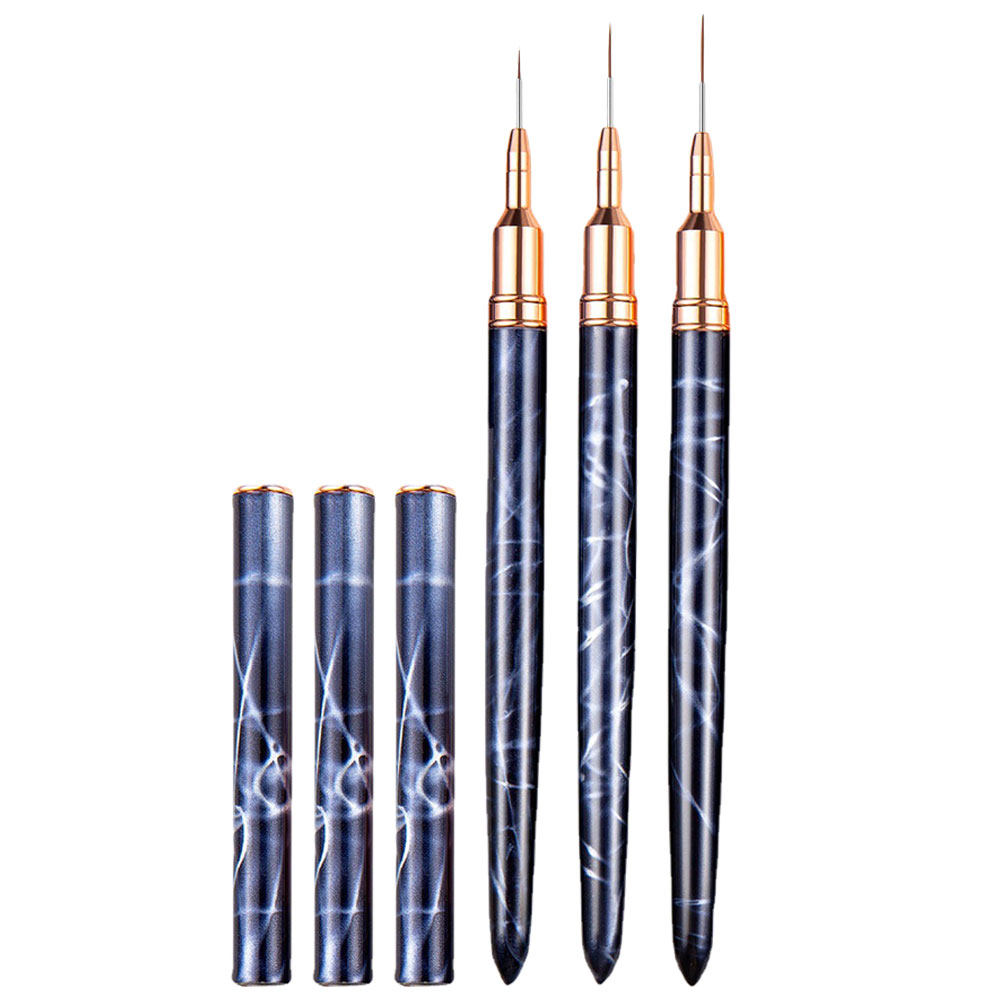 3Pcs Nail Art Brush Set Profes - đánh giá và giá Detailing Brush Set