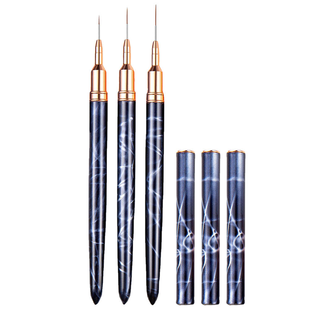 3Pcs Nail Art Brush Set Profes - đánh giá và giá Detailing Brush Set