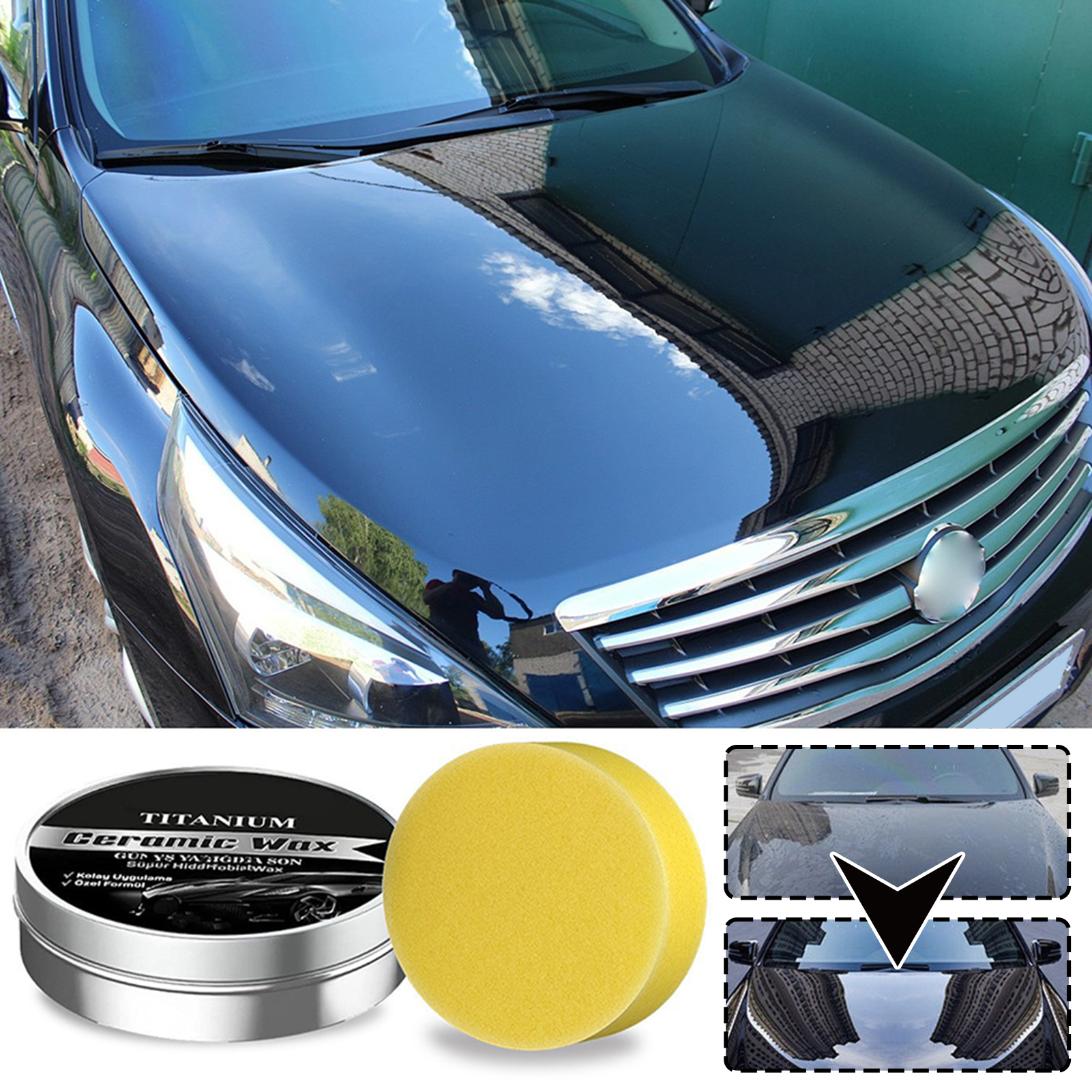 Car Scratch Repair Wax Titaniu - đánh giá và giá Car Wax Ceramic Coating