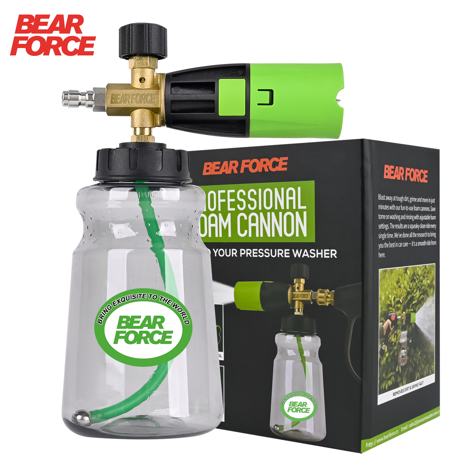 BEAR FORCE Innovative Pressure - đánh giá và giá Foam Cannon Car Wash