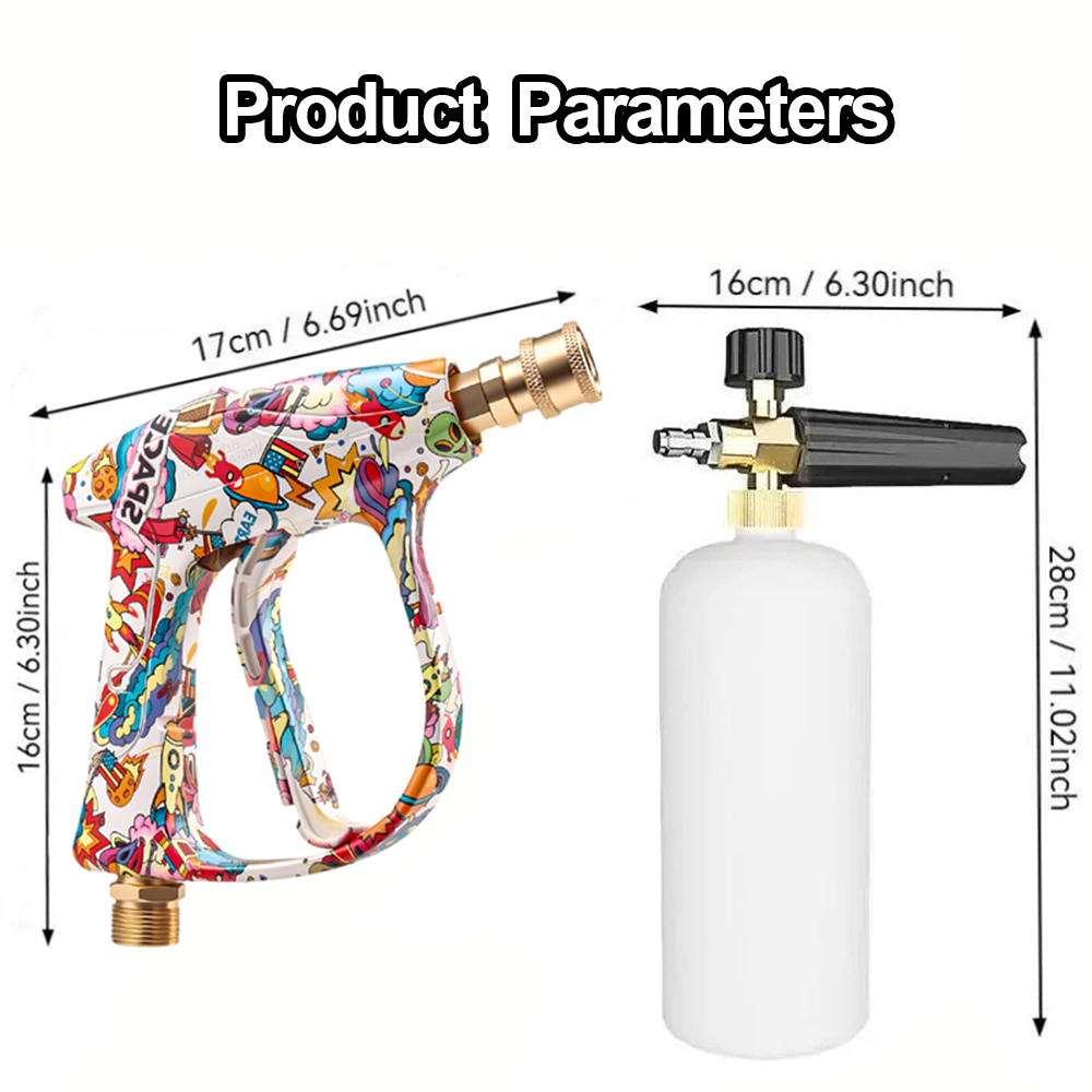 Short Pressure Washer Gun with - đánh giá và giá Pressure Washer Foam Gun