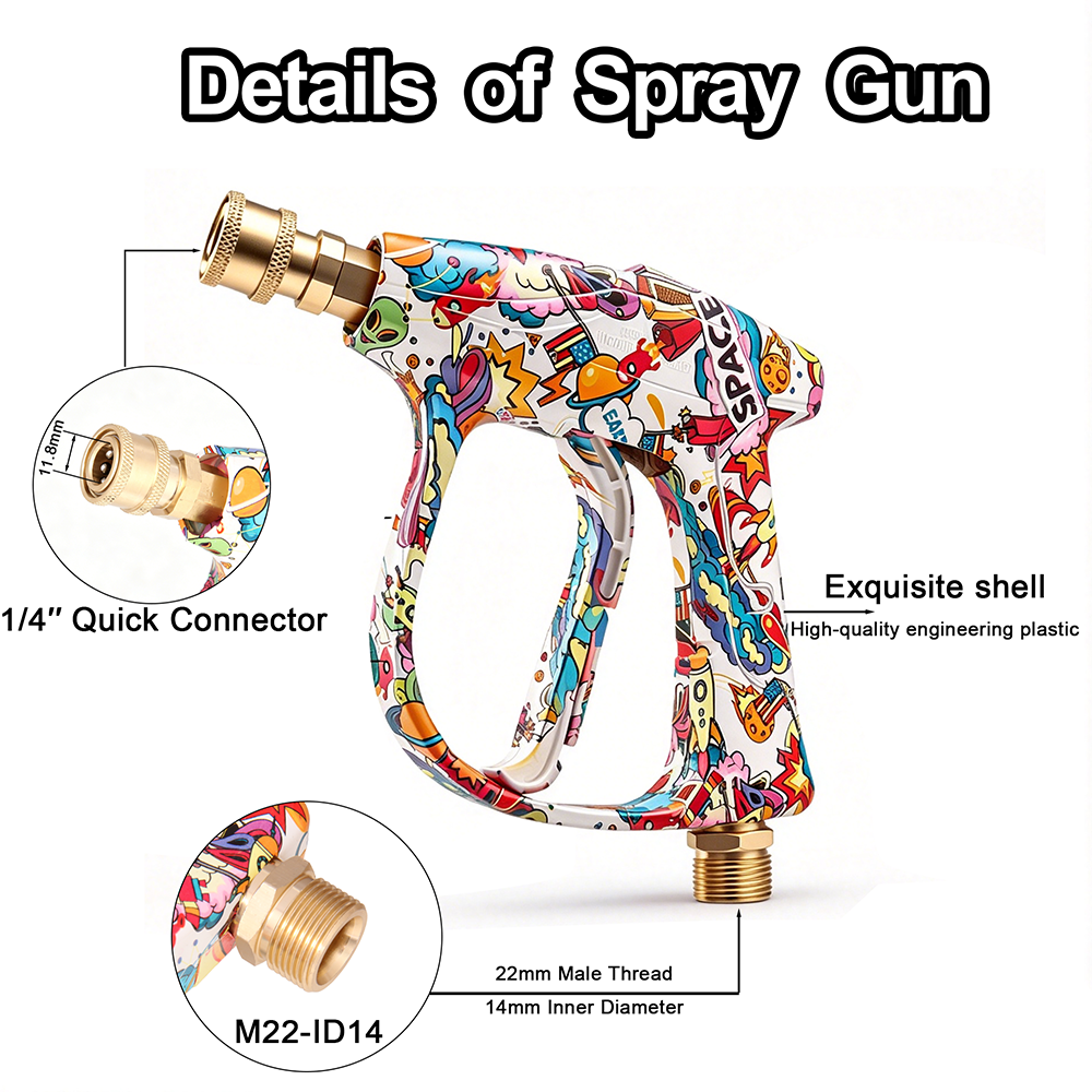 Short Pressure Washer Gun with - đánh giá và giá Pressure Washer Foam Gun