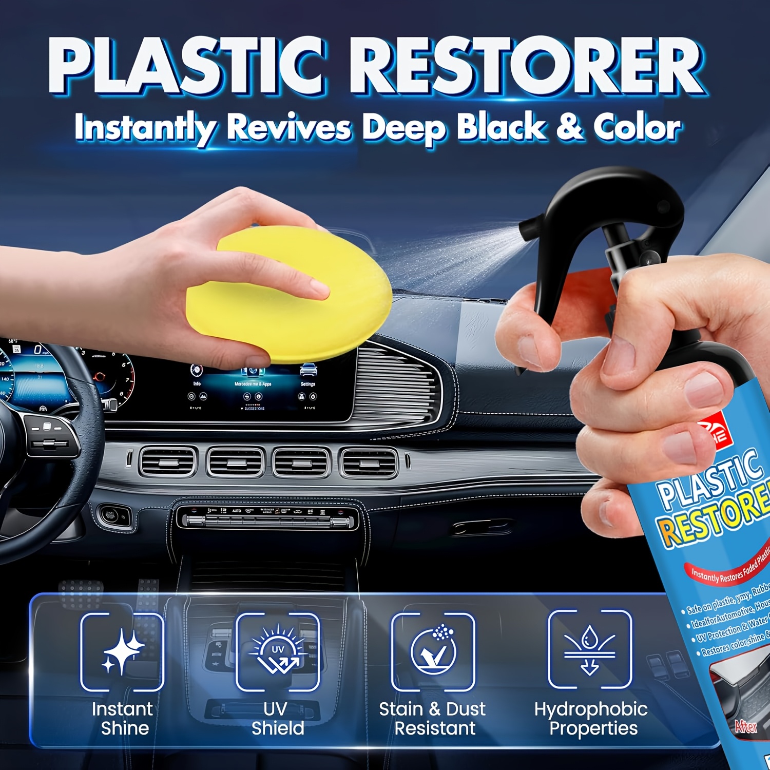 Black Trim And Plastic Restore - đánh giá và giá Trim Restorer Plastic