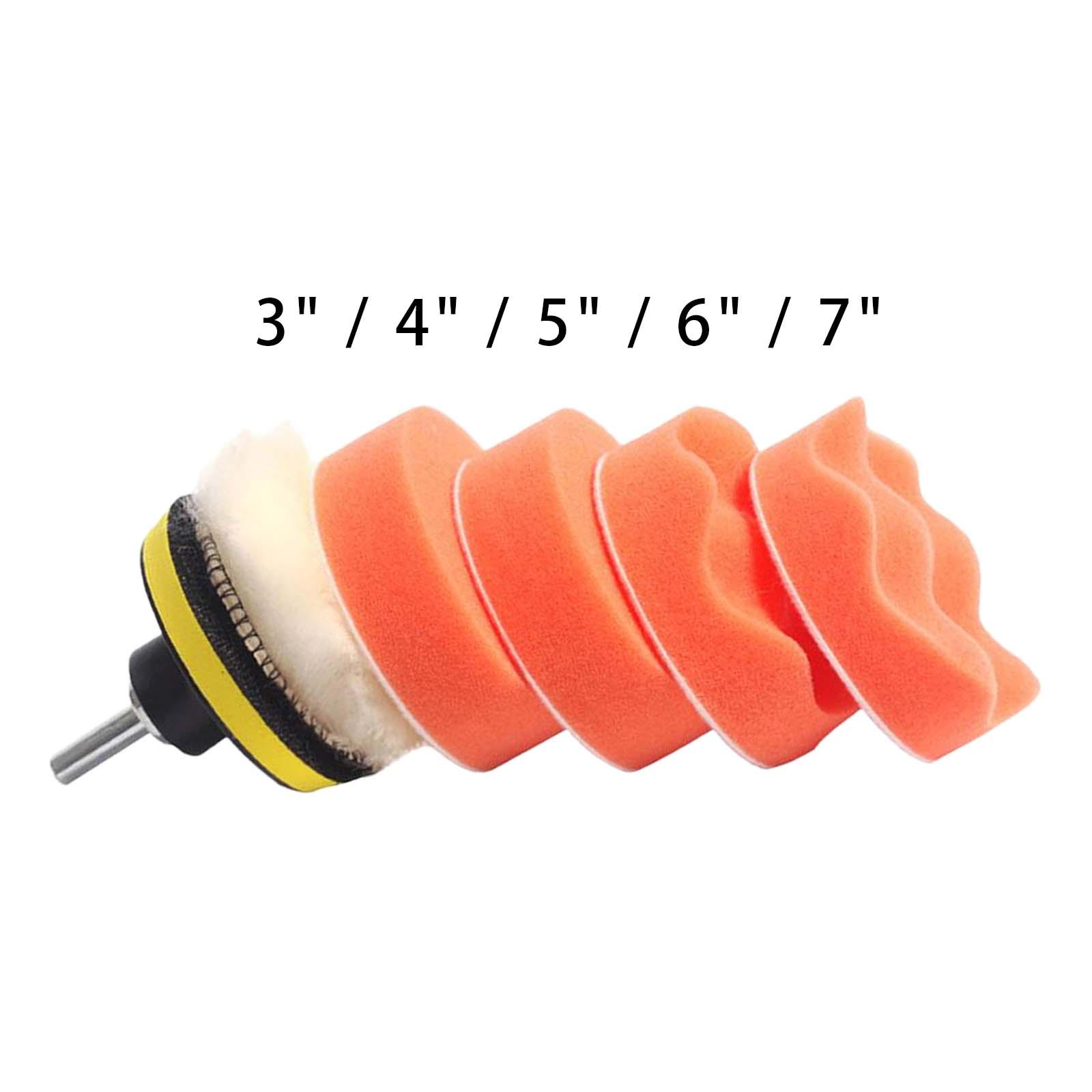 7PCS Auto Detailing Polishing  - đánh giá và giá Polish Pad Set Buffer