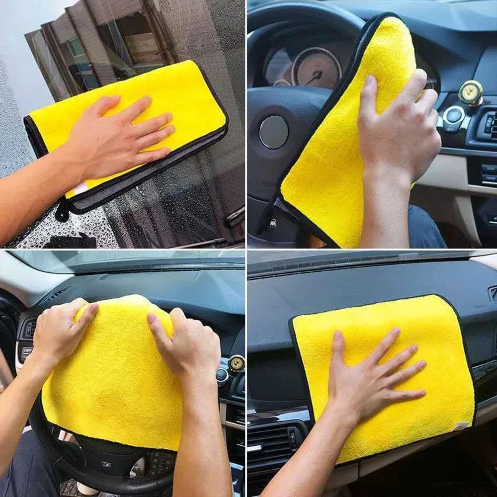 30×30cm  Double-Sided Microfib - đánh giá và giá Microfiber Towel Detailing