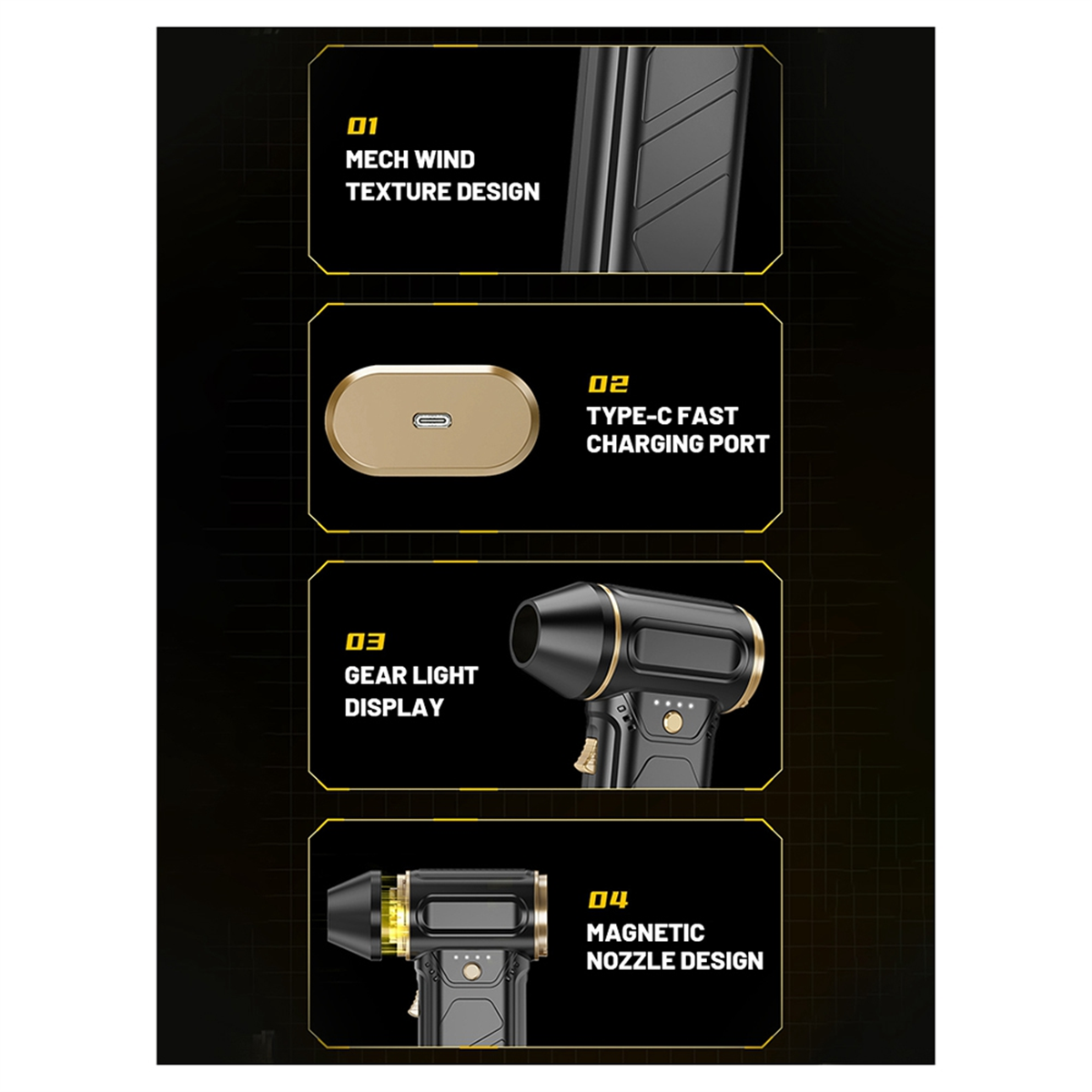 ABNJ 130000RPM Powerful Air Bl - đánh giá và giá Dryer Car Blower