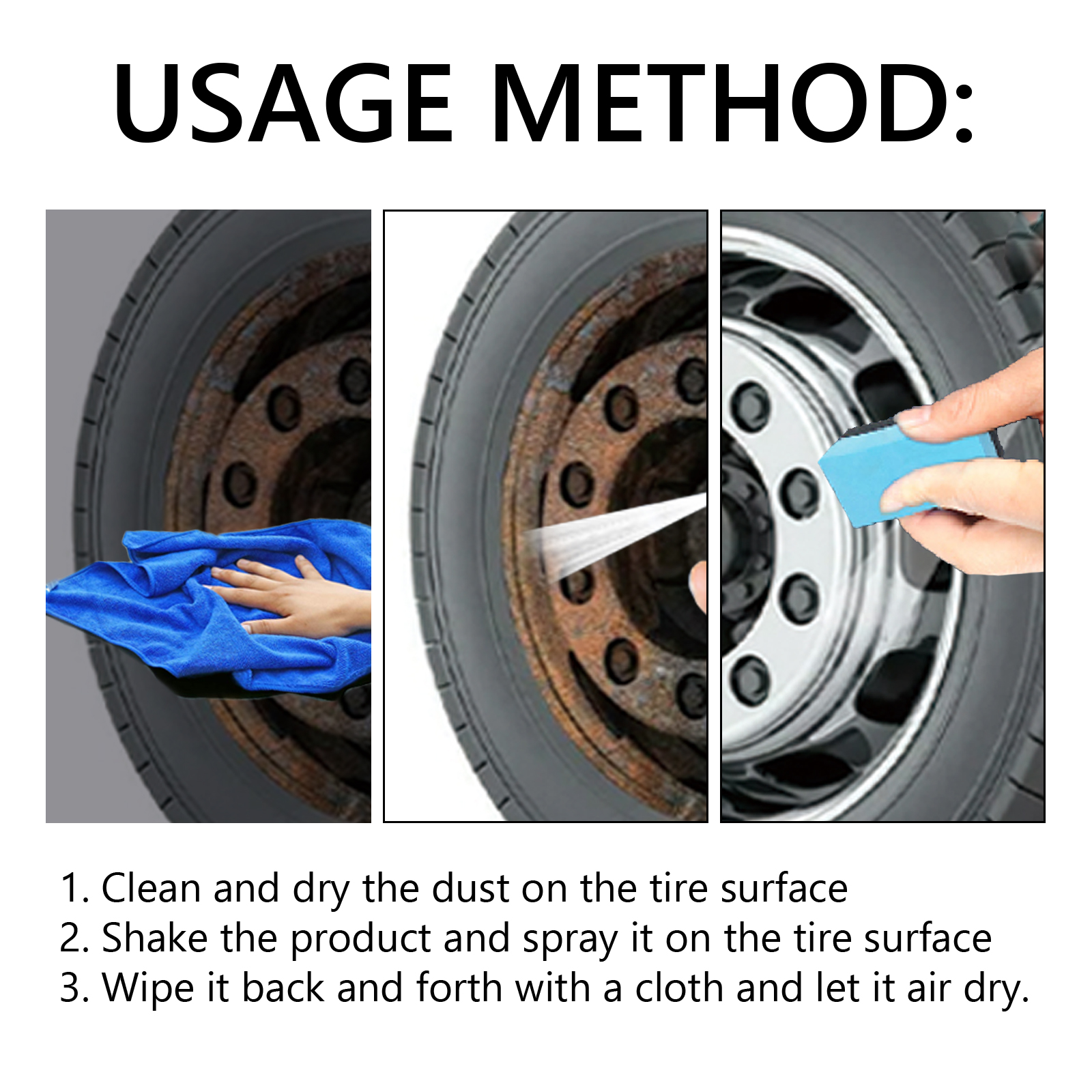 Car Tire Shine Coating Spray C - đánh giá và giá Tire Shine Spray Sealant